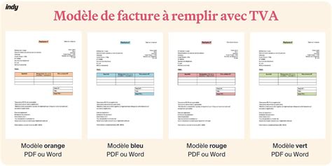 Exemple de facture avec TVA réduite pour travaux
