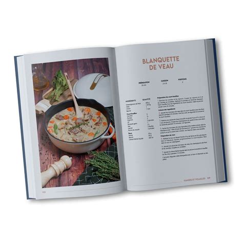 Exemple de livre de recettes