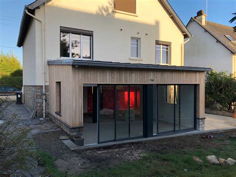 Extension d'une maison en bois