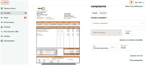 Facture TVA intracommunautaire