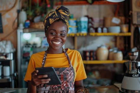 Femme africaine entrepreneure