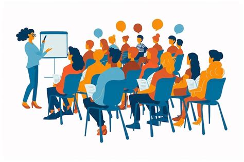 Femme participant à une formation