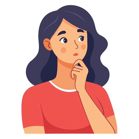 Femme réfléchissant à sa relation