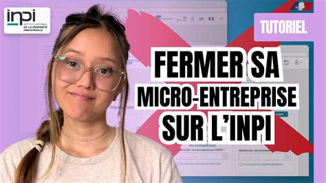 Fermeture Micro-Entreprise INPI