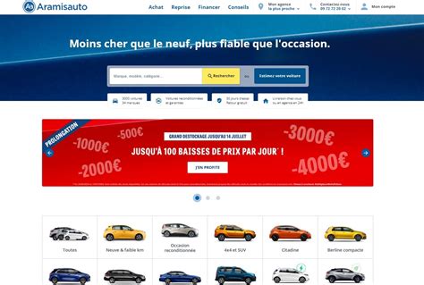Financement auto avec Aramisauto