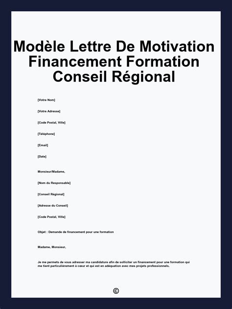 Financement formation conseil régional