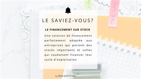 Financement sur Stocks