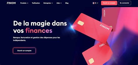 Finom banque en ligne pour auto-entrepreneurs