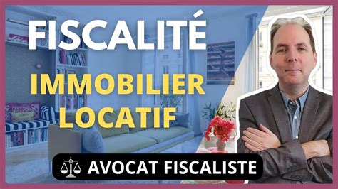 Fiscalité de l'immobilier locatif