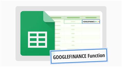Fonction GoogleFinance