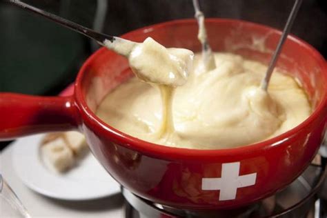 Fondue au fromage suisse