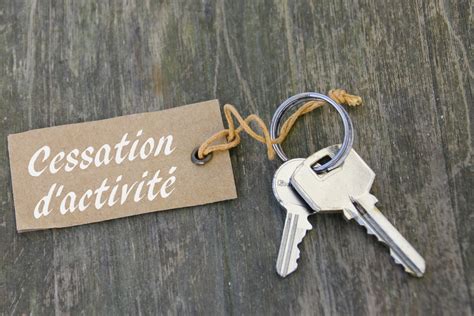 Formalités de cessation d'activité