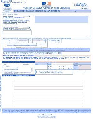 Formulaire CERFA 3517-S-SD