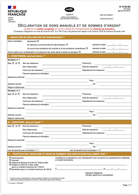 Formulaire Cerfa 12156*06