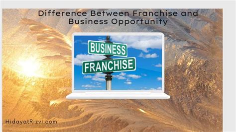 Franchise vs Business Opportunity