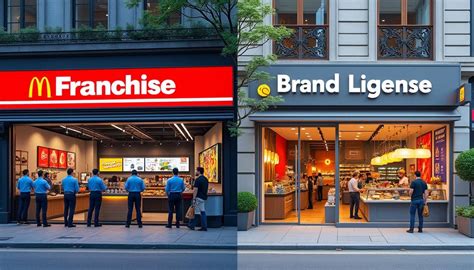 Franchise vs Licence de Marque