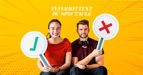 Graphique expliquant le statut d'intermittent du spectacle