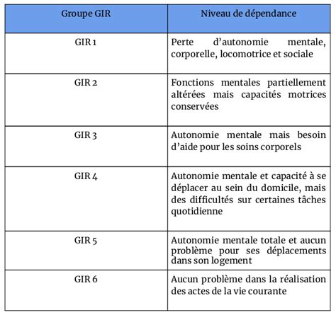 Grille AGGIR : Évaluation de la perte d'autonomie