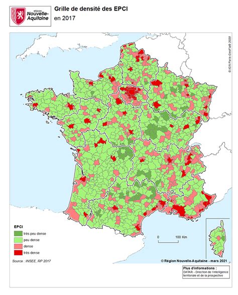 Grille de densité des communes
