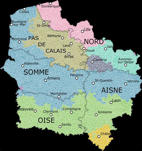 Hauts-de-France Carte