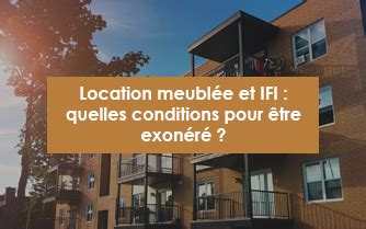 IFI et Location Meublée