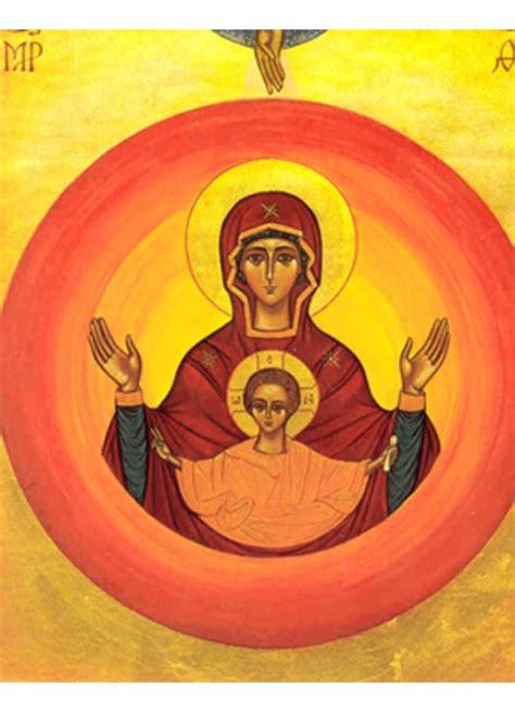 Icône de la Vierge Marie