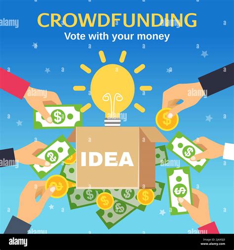 Illustration de crowdfunding