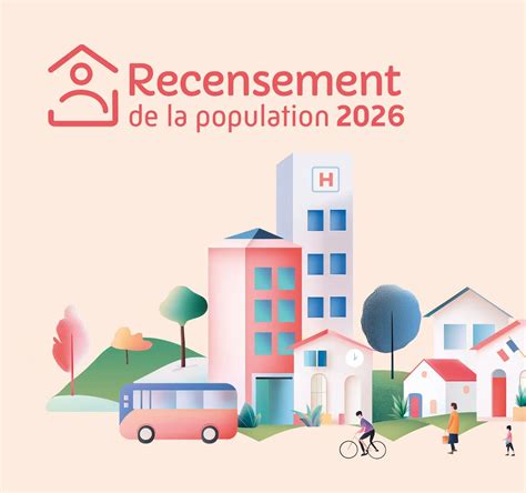 Illustration de l'INSEE sur le recensement de la population