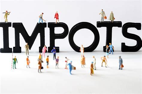 Illustration des impôts et comptes étrangers