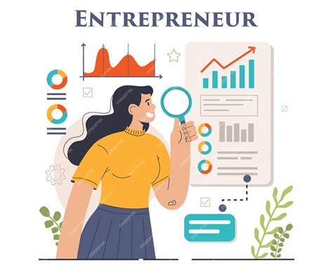 Illustration vectorielle concept affaires réussite entrepreneur