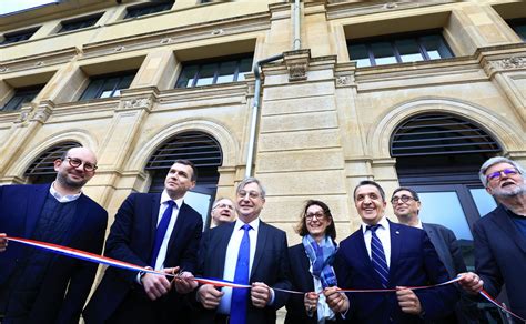 Inauguration de l'Insee à Metz
