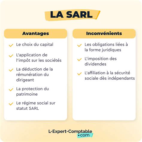 Inconvénients de la SARL