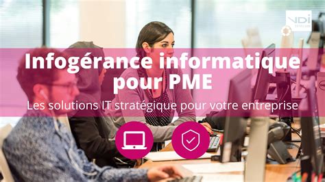Infogérance informatique pour PME