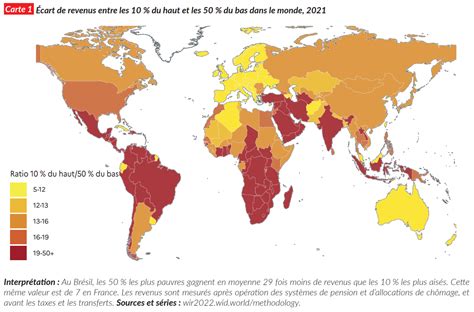 Infographie Inégalités Mondiales