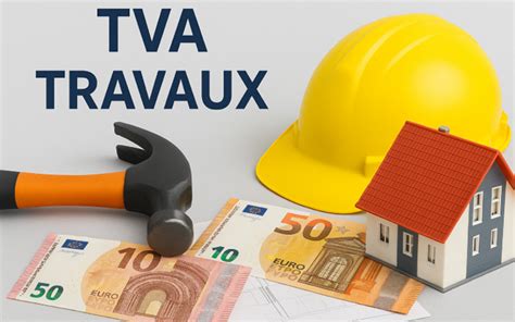 Infographie TVA travaux rénovation logement