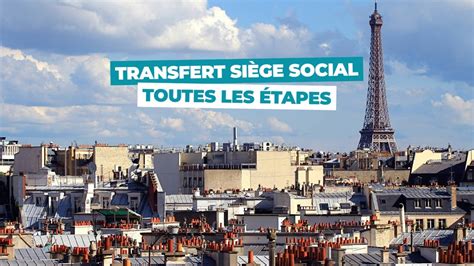 Infographie Transfert de Siège Social