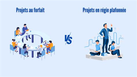 Infographie comparant régie et forfait