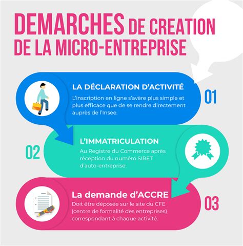 Infographie création micro entreprise
