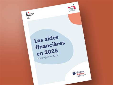 Infographie des aides financières de l'ANAH