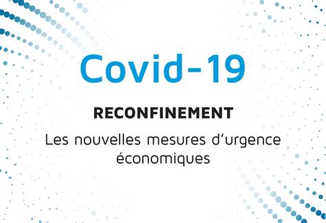 Infographie des mesures d'urgence économiques