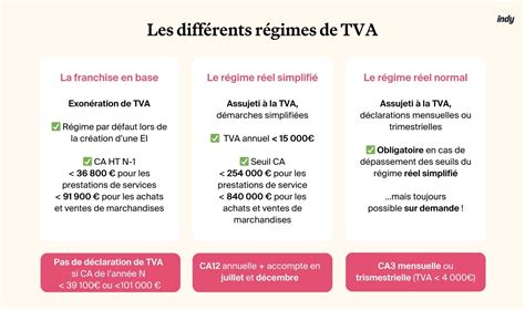 Infographie du régime réel simplifié de TVA