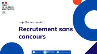 Infographie du recrutement sans concours