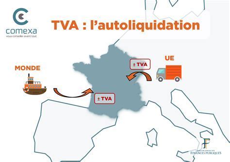 Infographie expliquant l'autoliquidation de la TVA