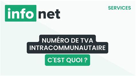 Infographie expliquant le numero de TVA intracommunautaire