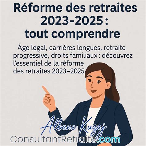 Infographie réforme des retraites