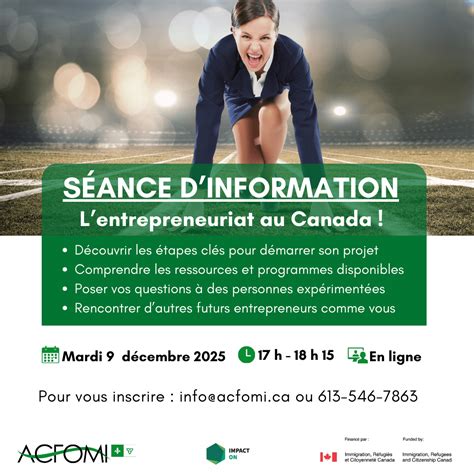 Infographie sur l'entrepreneuriat au Canada