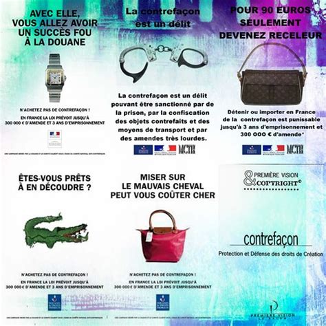 Infographie sur la contrefaçon