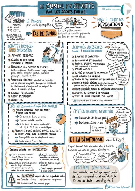 Infographie sur le cumul d'activités
