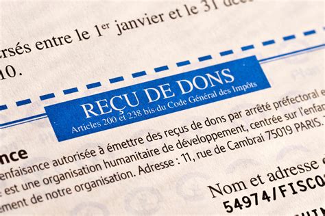 Infographie sur les réductions d'impôt pour dons