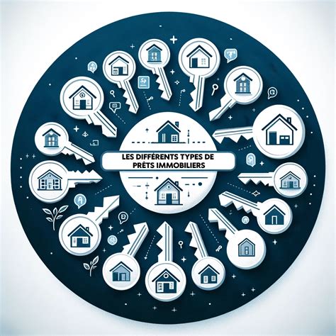 Infographie sur les types de prêts immobiliers